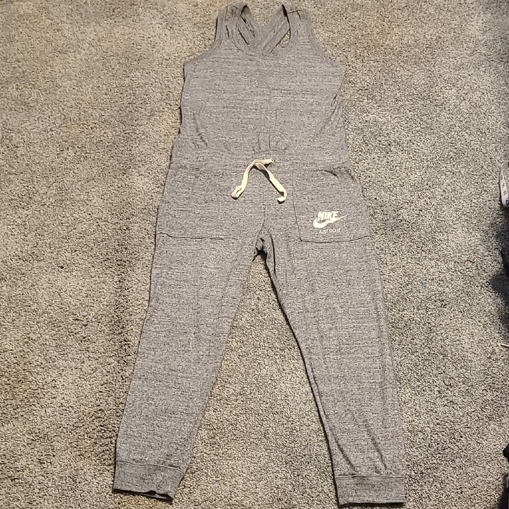 Nike Women's Heather Gray Jumpsuit